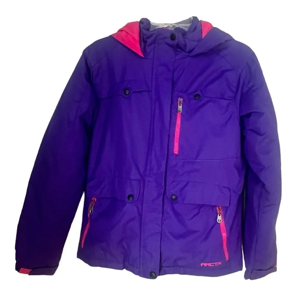 NWT ARCTIX Kids Jackalope Insulated Outdoor Purple Pink Winter Jacket size XL